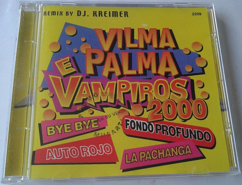 Vilma Palma E Vampiros 2000 Cd Rarisimo Remixes D.j. Kreimer