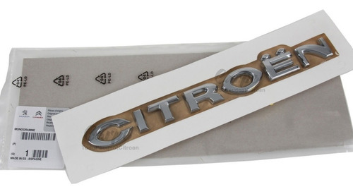 Insignia Letras Citroen Porton Trasero Citroen C3 Original