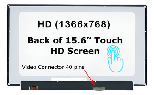 Pantalla Portatil 15.6 Led Slim 40 Pines Touch Sin Soportes