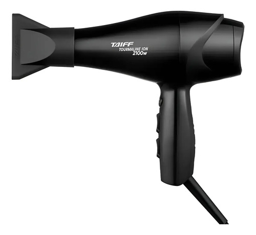 Secador De Cabelo Taiff Tourmaline 4 Temperaturas 2100w Cor Preto