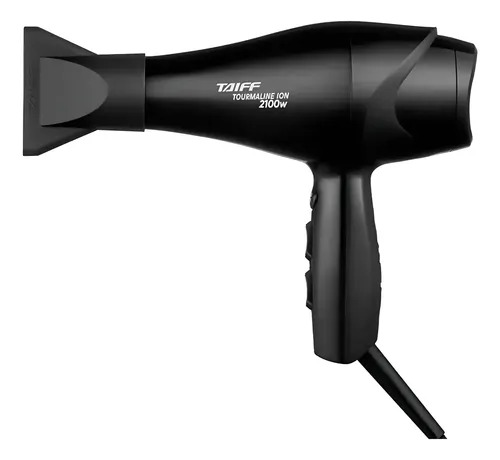 Secador De Cabelo Taiff Tourmaline 4 Temperaturas 2100w Cor Preto