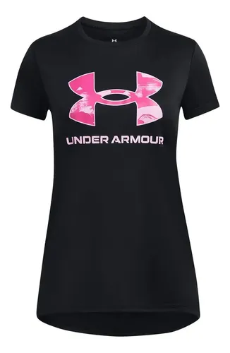 Polera Niña Under Armour Tech Print Bl Ssc