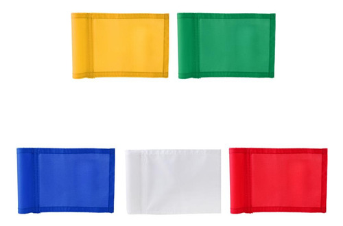 2 Piezas Putting Green Golf Solid Flag Golf Patio Trasero