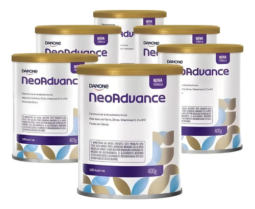 Neoadvance Fórmula Infantil Em Pó 400g Kit 15 Latas Sabor N