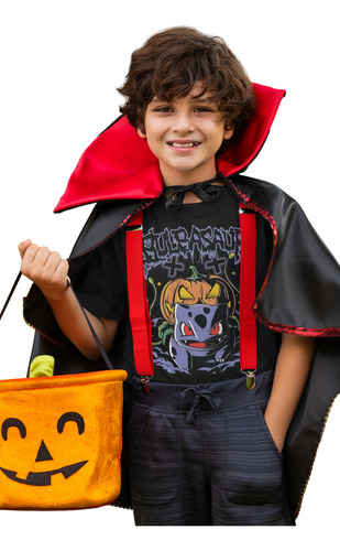 Playera Halloween Para Niños, Pokemon Edicion Especial Oct.