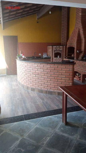 Imagem 10 de 30 de Grande E Imponente Sobrado Em Condomínio Fechado - So1149