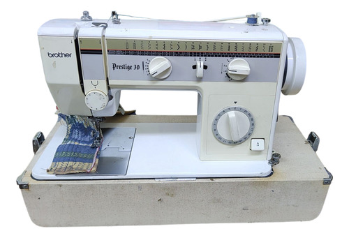Brother Prestige 30 C/garantía Zigzag Bordado Máquina Coser Blanco (Usado)
