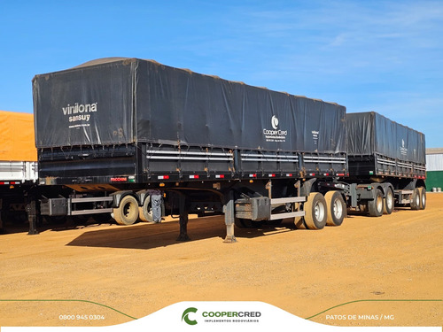Rodotrem Graneleiro 9 Eixos Dolly 5a Roda 25m Ano 2021