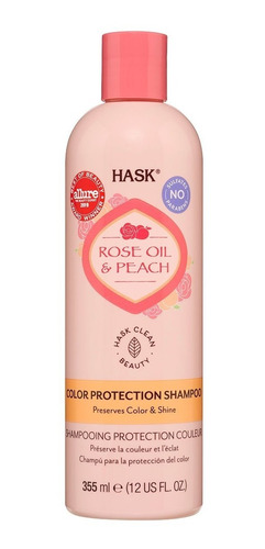 Hask Shampoo Rose Oil & Peach 355 Ml