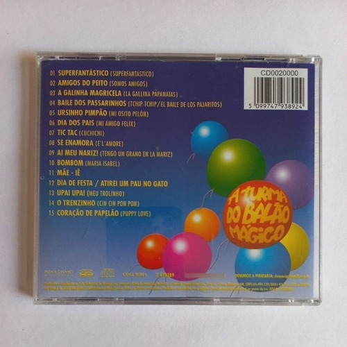 A Turma Do Balão Mágico - Cd (Usado)