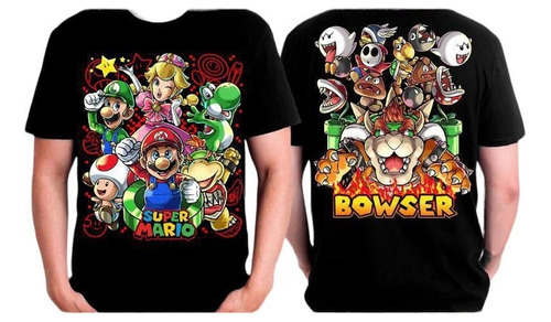 Polera Mario Bros Mod2 T/s