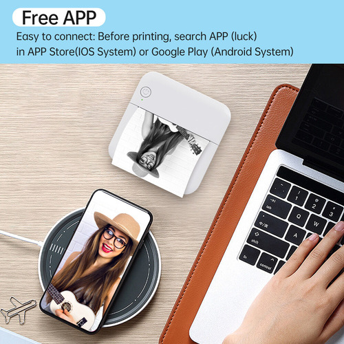 Mini Impresora Portátil Sticker Maker Para Smartphone