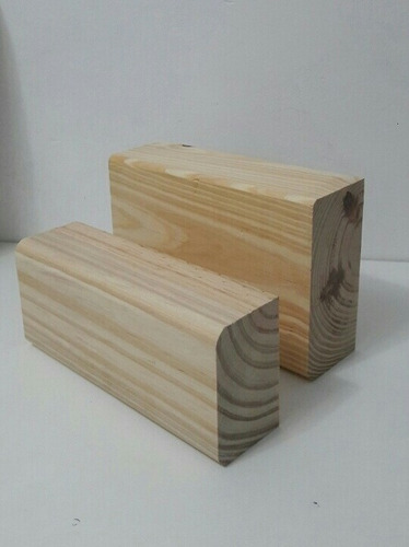 Imagen 3 de 7 de Taco Bloque Yoga Madera Grande