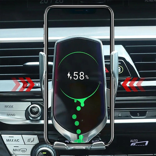 Imagem 4 de 5 de Suporte C/ Carregador Magnético Universal Indução
