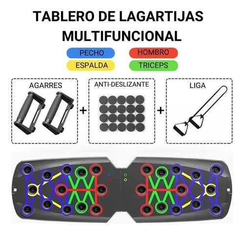Barras Push Up Portatil Tabla Lagartijas Fitness Muscular