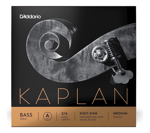 D'addario Ks611 3/4m Kaplan Solo Contrabajo A Cuerda, Escala