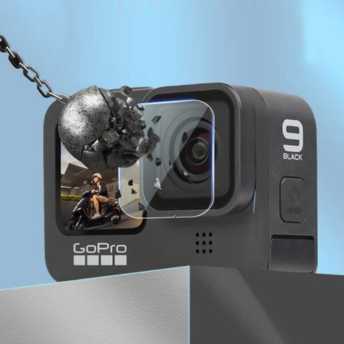 Peliculas Vidro Para Gopro Hero9 E Hero10 Black