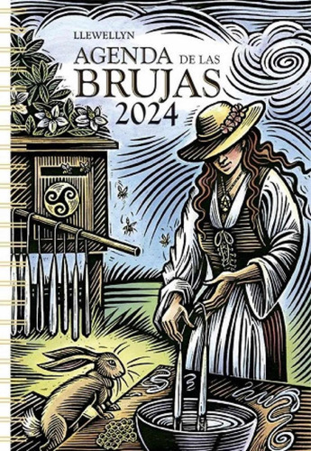 Agenda De Las Brujas 2024 Llewellyn Obelisco Stock Local