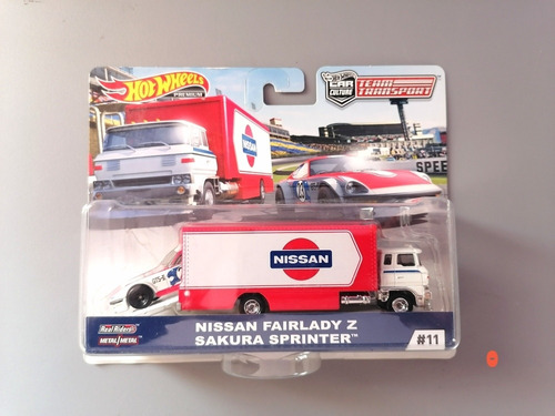 Hot Wheels Team Transport Nissan Fairlady Z Sakura Sprinter 