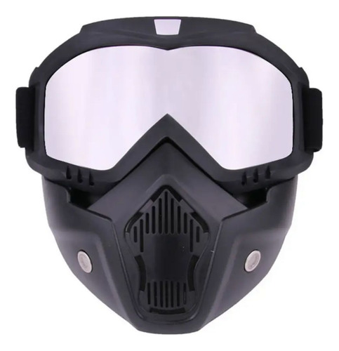 Mascara Casco Abierto Antiparra Protección Moto Enduro