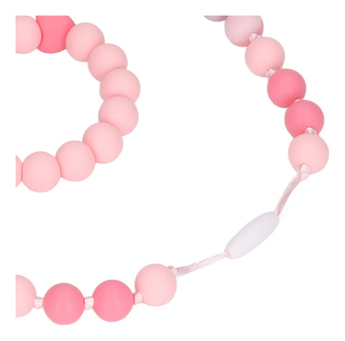 Collar Y Pulsera Para Dentición, Diseño De Silicona Con Form