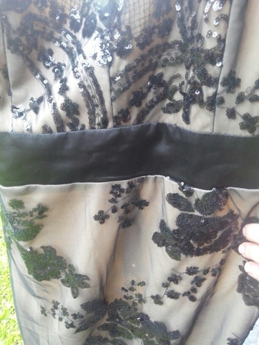 Vestido Bordado Con Lentejuelas Corto Importado!!!!