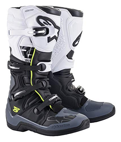 Botas Alpinestars ******* Tech 5 Negro-gris Oscuro-blanco Sz