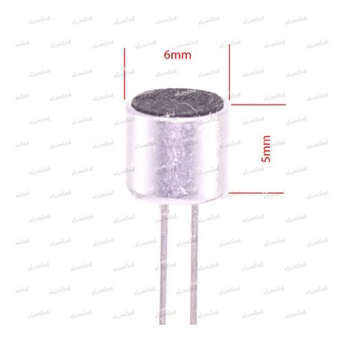 2 Capsulas Microfono Electret 6x5mm Ecm-50p -64db