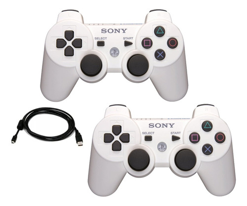 Combo De 2 Joystick Sony Ps3 Bluetooth Inalám Envio Gratis