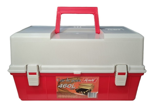 Caja Pesca Organizadora Mauri 460 L 2 Bandejas Rebatibles