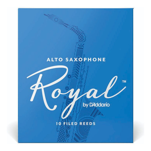 10 Palhetas Sax Alto Rico Royal Daddario Saxofone Jazz