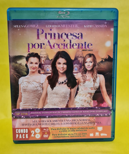 Br + Dvd / Princesa Por Accidente /  Monte Carlo / Selena Go