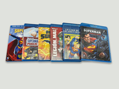 Colección De Bluray Superman Dc Batman Y Liga De La Justicia