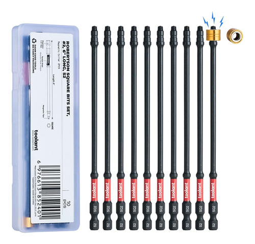 Toolant Square Drive Bit Bit, Bits De Controlador De Impacto