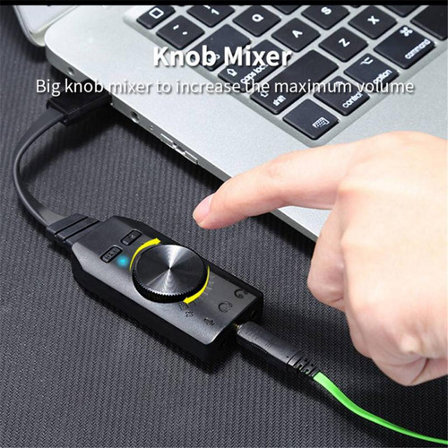 Adaptador De Sonido De Tarjeta De Sonido Externa Usb De 7.1