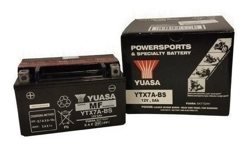 Bateria Yuasa Ytx7a-bs Agility 125-150 Scooter