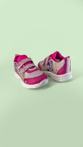 Zapatilla Disney Minnie Mickey Mouse Deportiva Abrojo