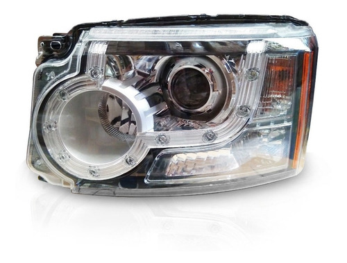 Farol Dianteiro Discovery 4 2009 À 2013 D3s Com Led 16 Pinos