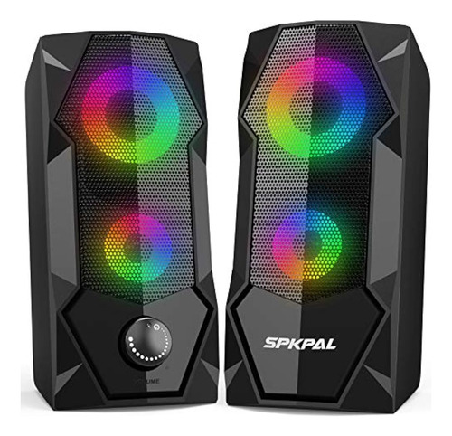 Spkpal Altavoces Para Computadora Altavoces Para Juegos Rgb