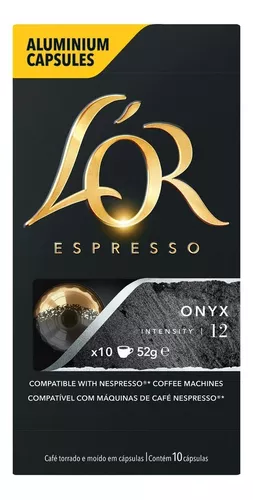 LOR – Cápsulas de café expreso 100 cápsulas de café descafeinado