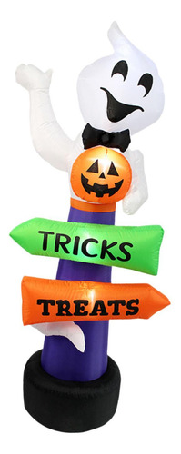 Decoración Inflable De De Halloween, Calabaza Soplada,