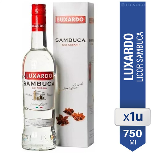 Licor Sambuca Luxardo Dei Cesari Anisado Italiano 750ml