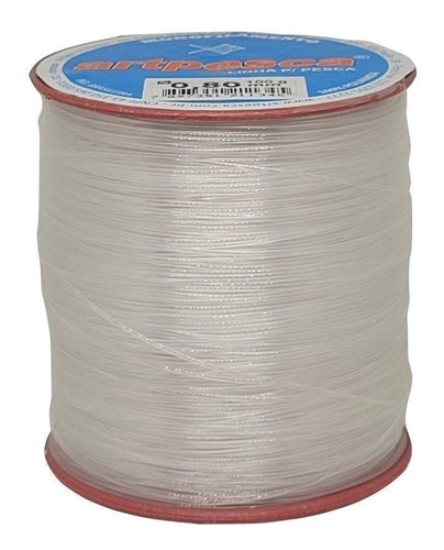 Linha Artpesca Nylon 0,80mm/176m/100g Artesanato Branca Full