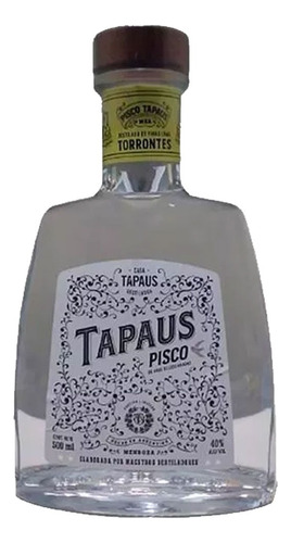 Pisco Tapaus 500cc Origen Argentina