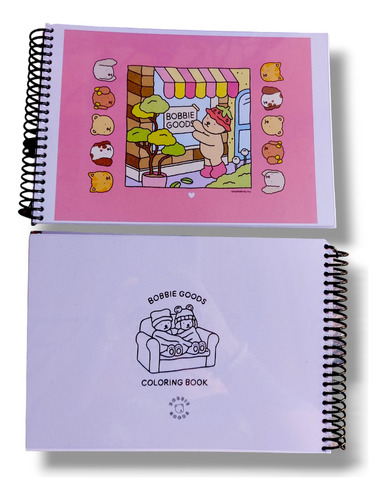 Libro Bobbie Goods Para Colorear Tamaño A5 Papel Bond 105gr