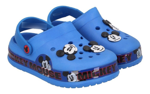 Chala Infantil Clogs Luces Mickey Nuevo Original Disney