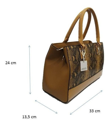 Imagen 7 de 7 de Bolsa Para Dama Estampado De Serpiente Sintético