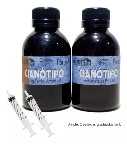 Cianotipia / Cianótipo - Kit De Químicos (100ml)