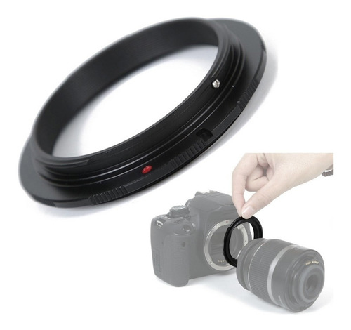 Anillo Adaptador Inversor Reverse Macro Para Canon 52mm