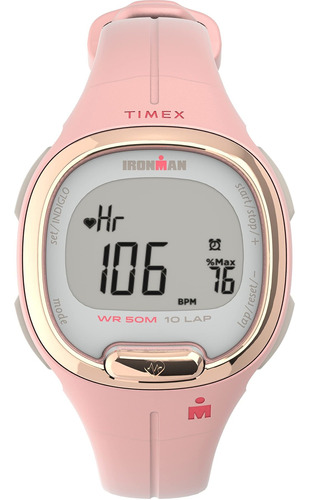 Reloj Mujer Timex Tw5m481009j Cuarzo Pulso Rosado En